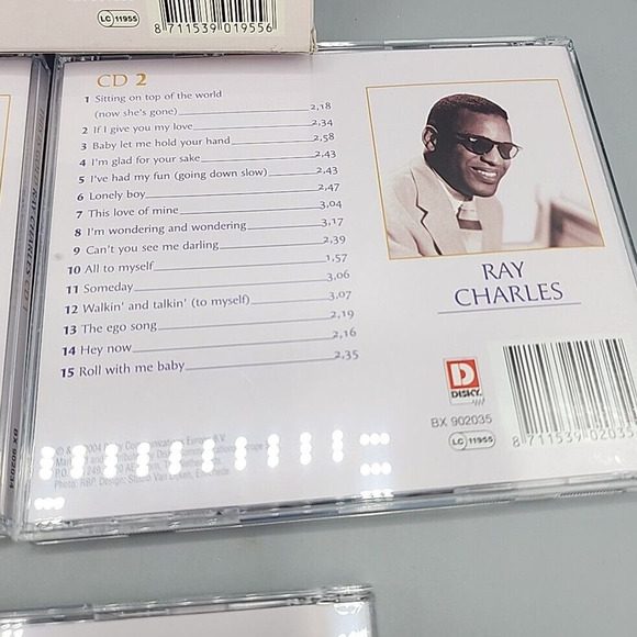 Ray Charles This is Gold 3-CD Box Set 2004 45 Songs Classic Blues R&B Music - Picture 9 of 11